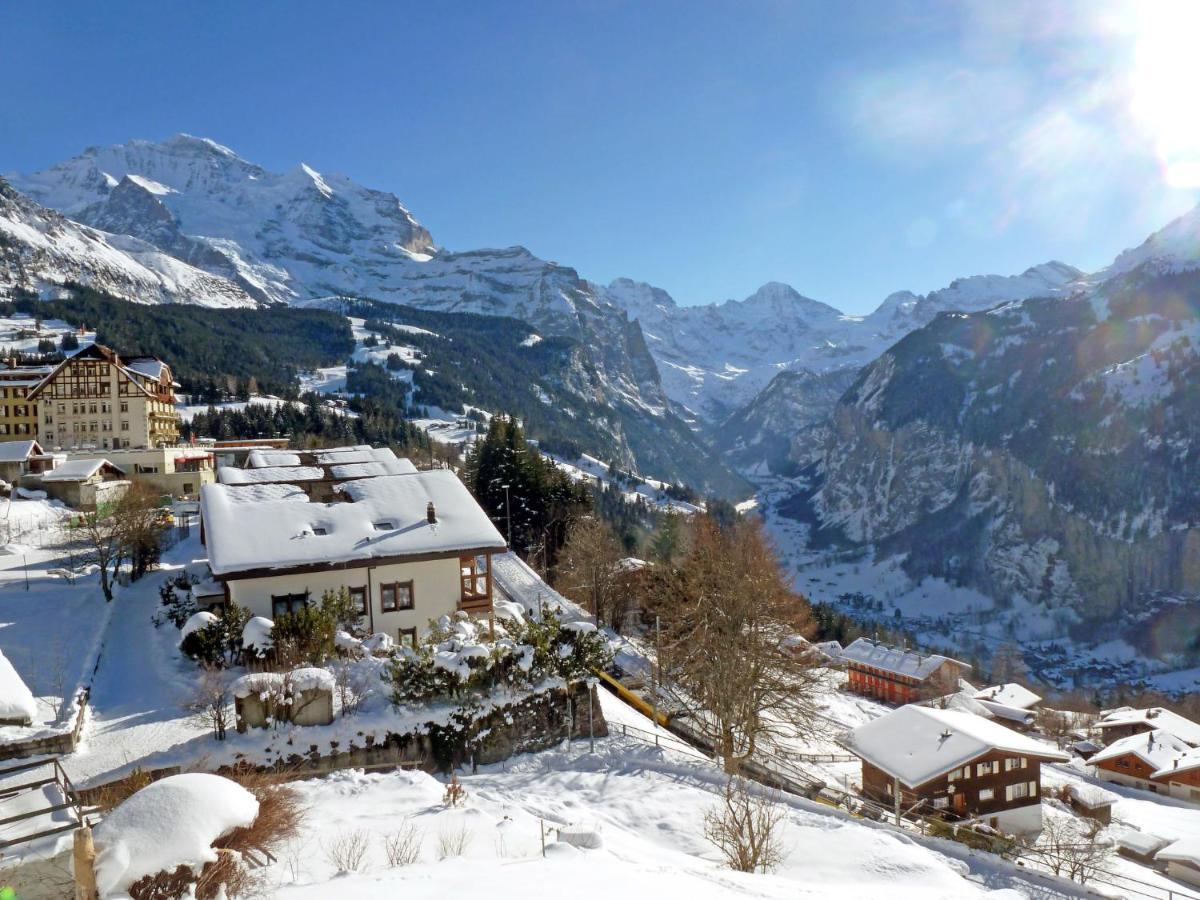 Apartment Goldenhorn Wengen Eksteriør billede
