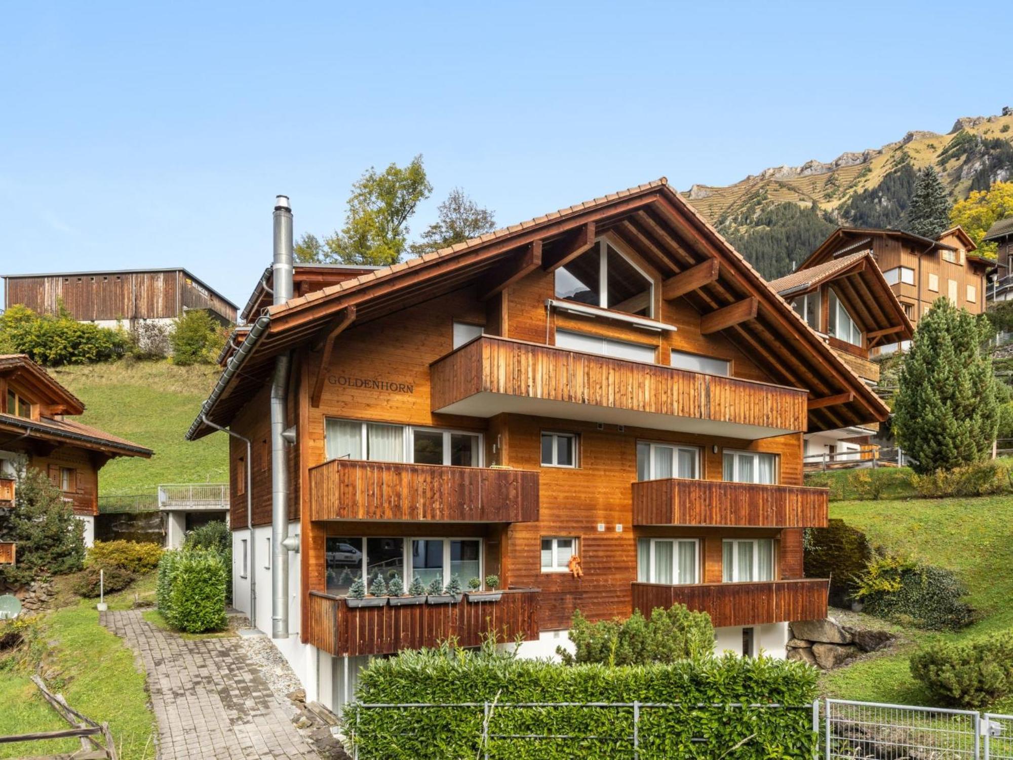 Apartment Goldenhorn Wengen Eksteriør billede