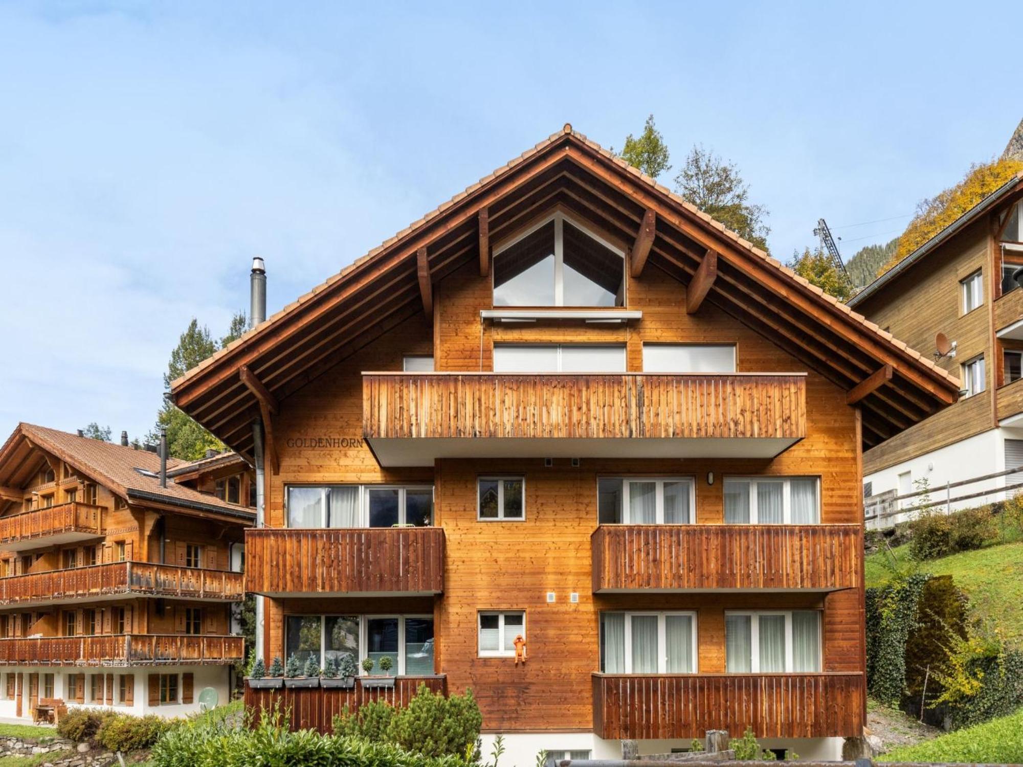 Apartment Goldenhorn Wengen Eksteriør billede