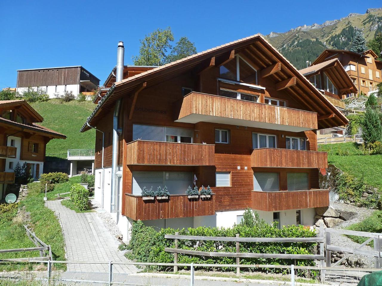 Apartment Goldenhorn Wengen Eksteriør billede